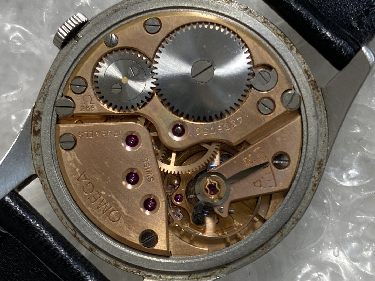 Vintage 1954 [N MINT] OMEGA 2750-9 Cal.266 Small Seconds Manual 35mm Men's Watch