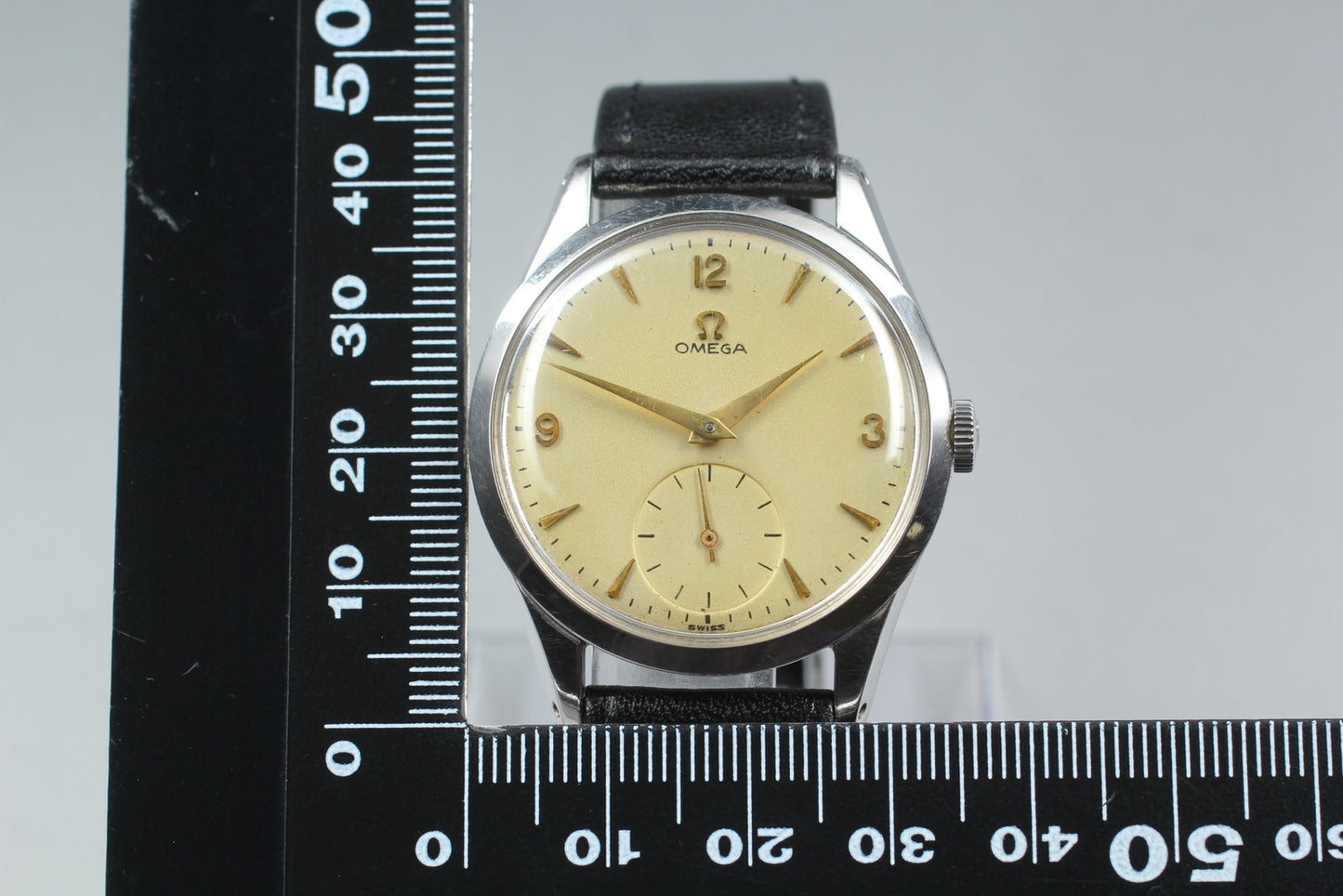 Vintage 1954 [N MINT] OMEGA 2750-9 Cal.266 Small Seconds Manual 35mm Men's Watch