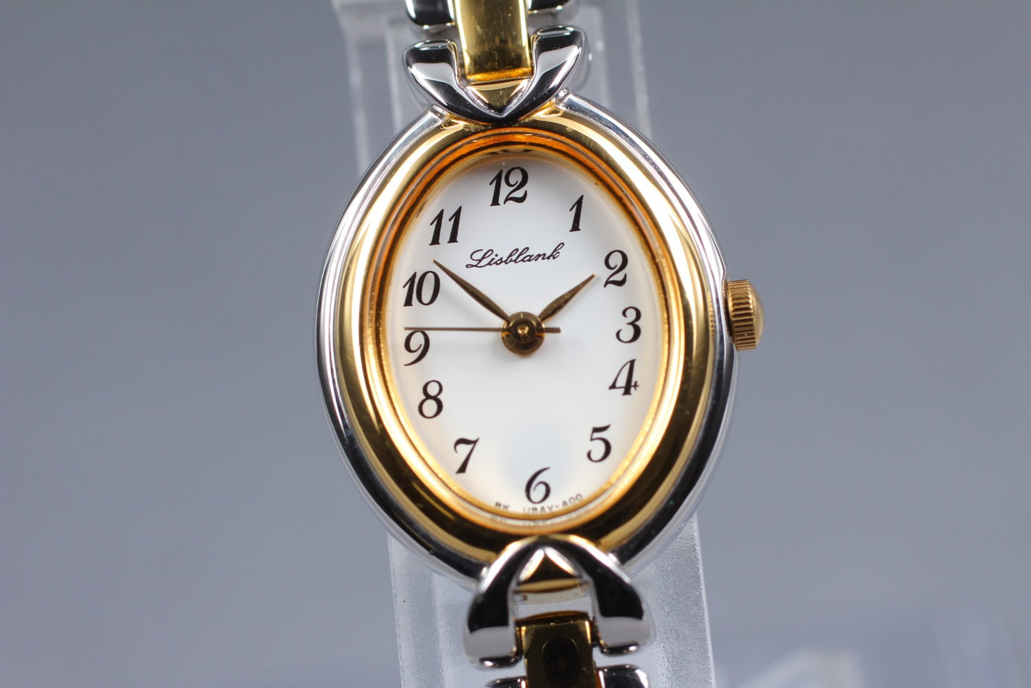 Near MINT w/ Tag Orient Lisblank UBAV-P0 Two-tone Bracelet Quartz Ladies Watch