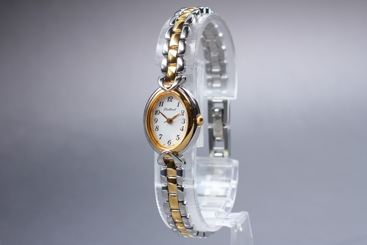 Near MINT w/ Tag Orient Lisblank UBAV-P0 Two-tone Bracelet Quartz Ladies Watch
