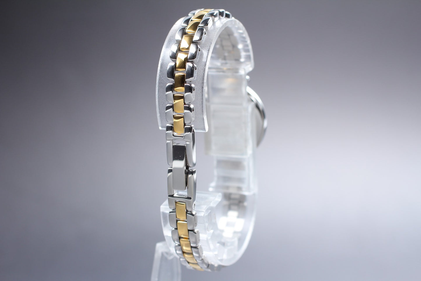 Near MINT w/ Tag Orient Lisblank UBAV-P0 Two-tone Bracelet Quartz Ladies Watch