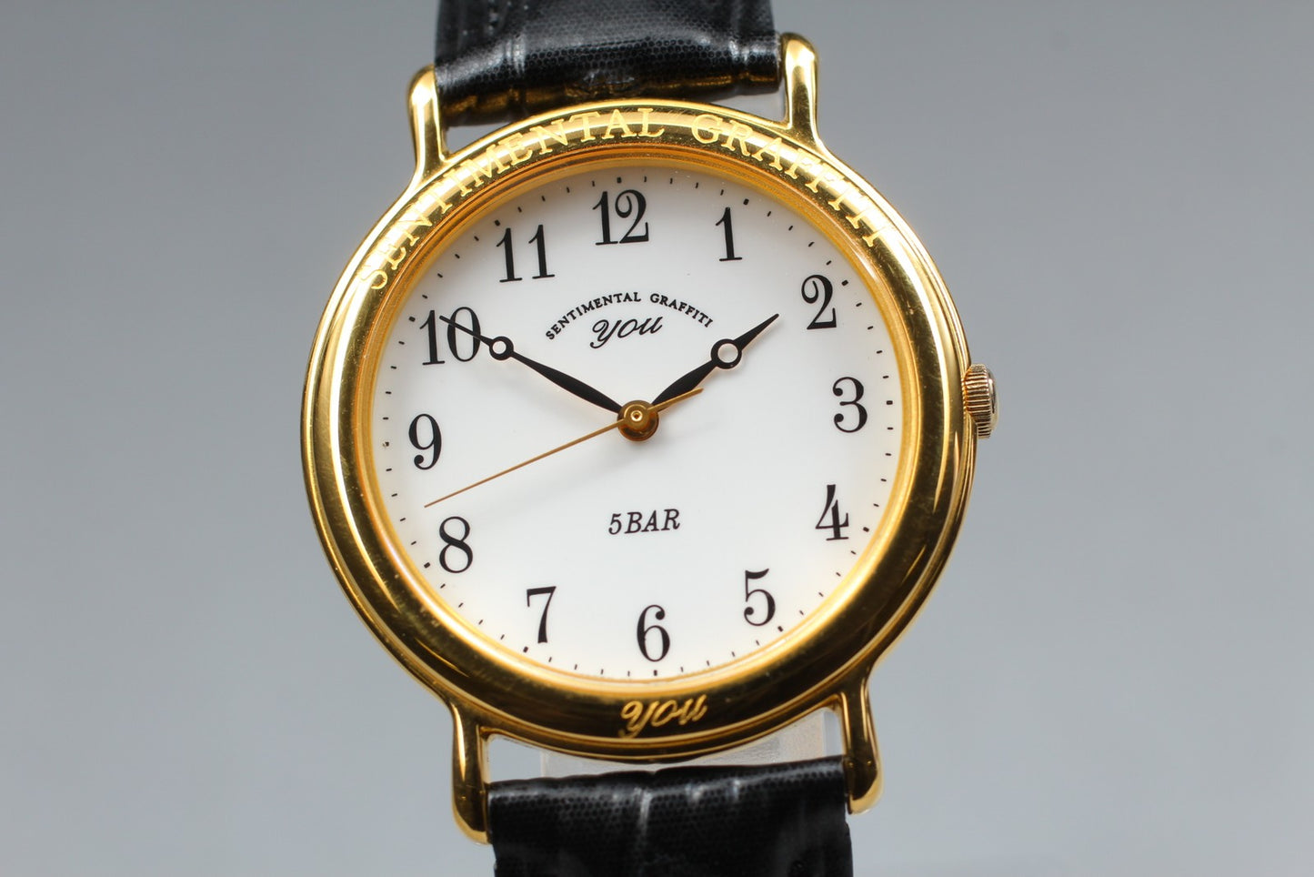 MINT w/ Tag Orient You C755E5-00 Gold White Quartz 31mm Men's Watch From JAPAN