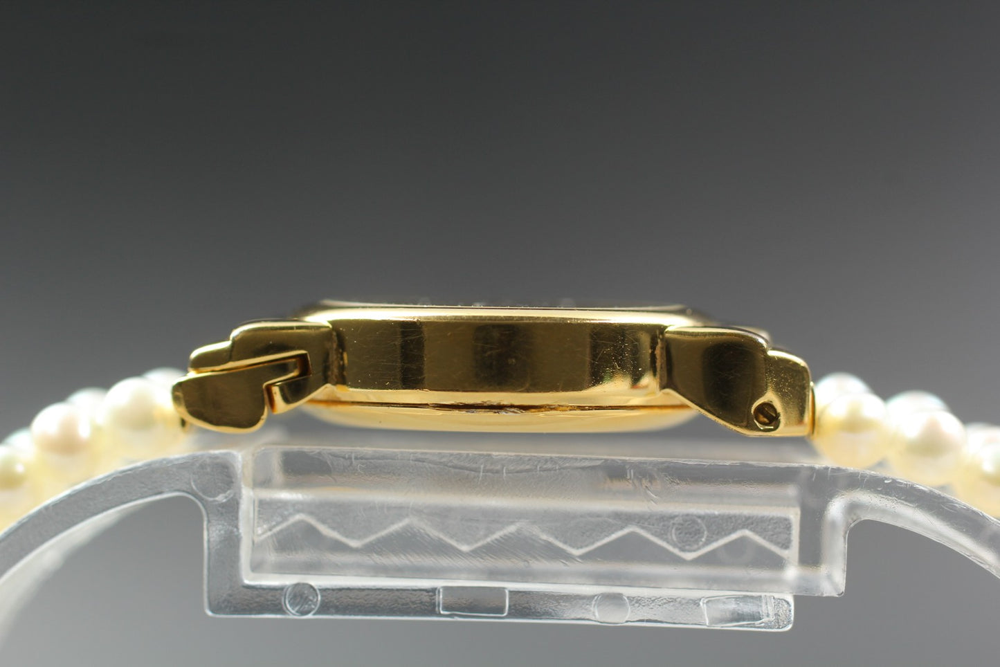 2 Straps [Near MINT] Nina Ricci S953 Gold Roman Dial Quartz 20mm Ladies Watch