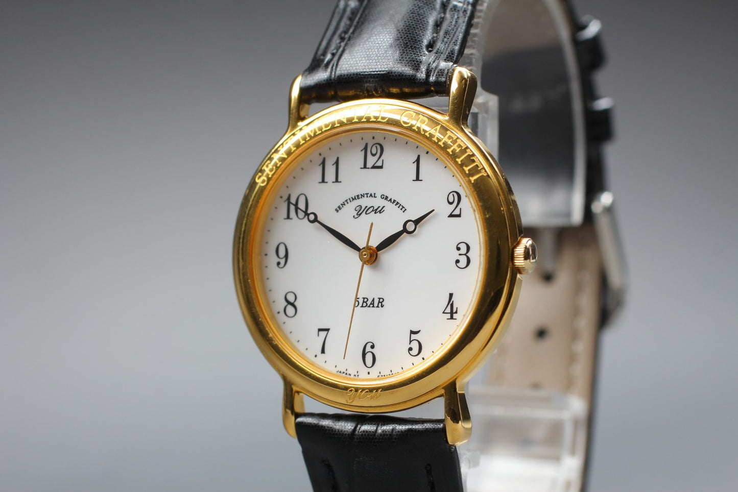 MINT w/ Tag Orient You C755E5-00 Gold White Quartz 31mm Men's Watch From JAPAN