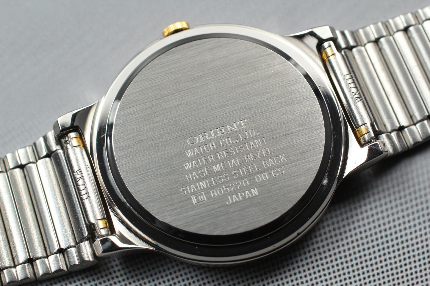 Top MINT w/ Tag ORIENT Cassy B05220-00 Two-tone Quartz 31mm Men's Watch JAPAN