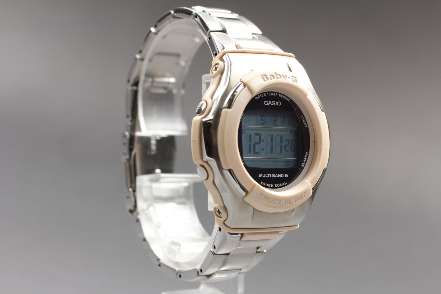 Near MINT Casio Baby-G BGD-1300D 3201 Solar Digital Women's Watch From JAPAN