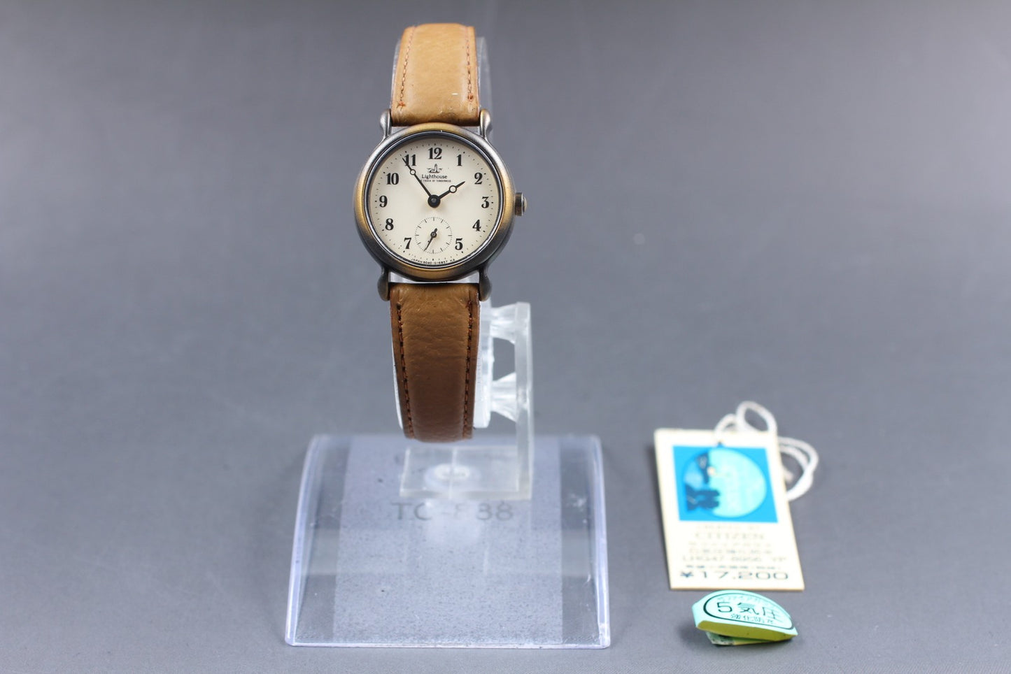 Near MINT w/Tag Citizen Lighthouse 6040-G03880 Small Seconds Quartz Ladies Watch