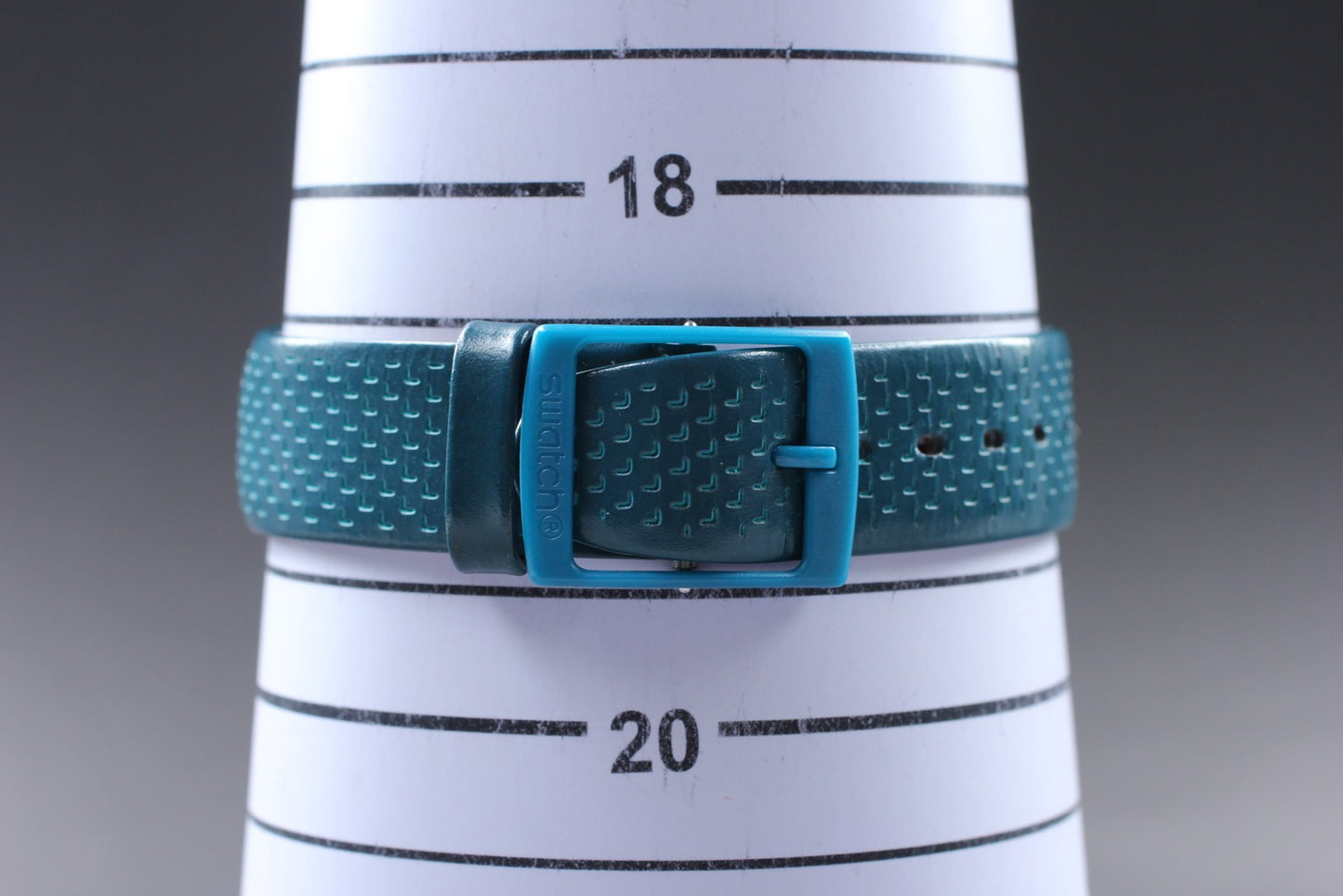 Exc+5 Swatch Blue Bottle GN719 Day Date Quartz 34mm Men's Watch