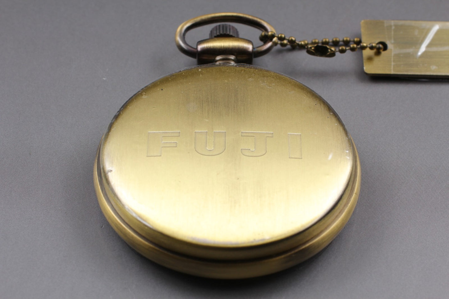[Top MINT] Mt. Fuji Red Dial 48mm Quartz Pocket Watch Ltd 170/300 Aka-Fuji JAPAN