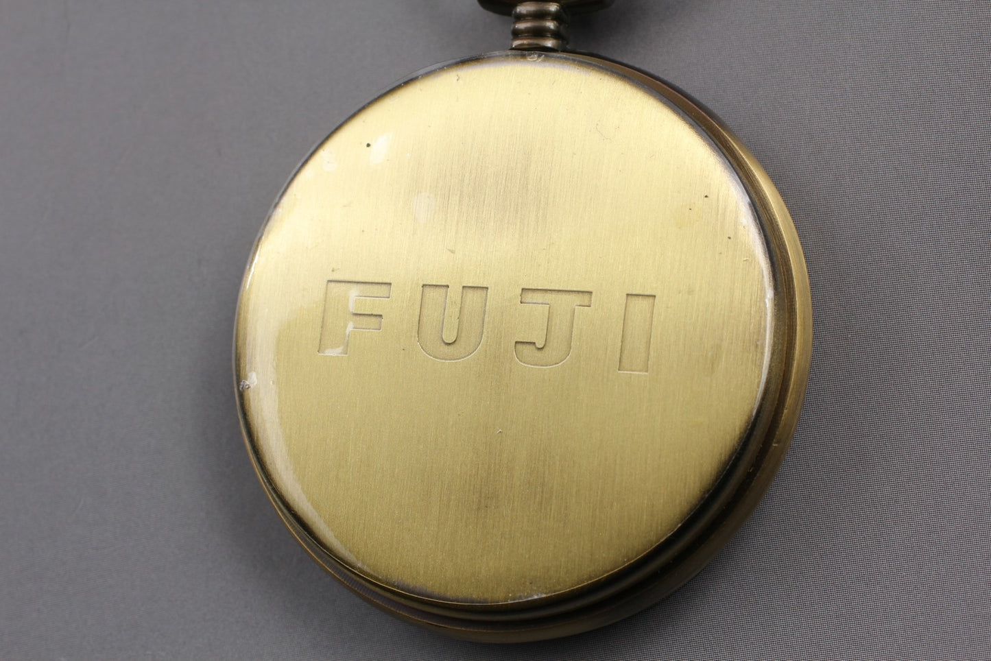 [Top MINT] Mt. Fuji Red Dial 48mm Quartz Pocket Watch Ltd 170/300 Aka-Fuji JAPAN