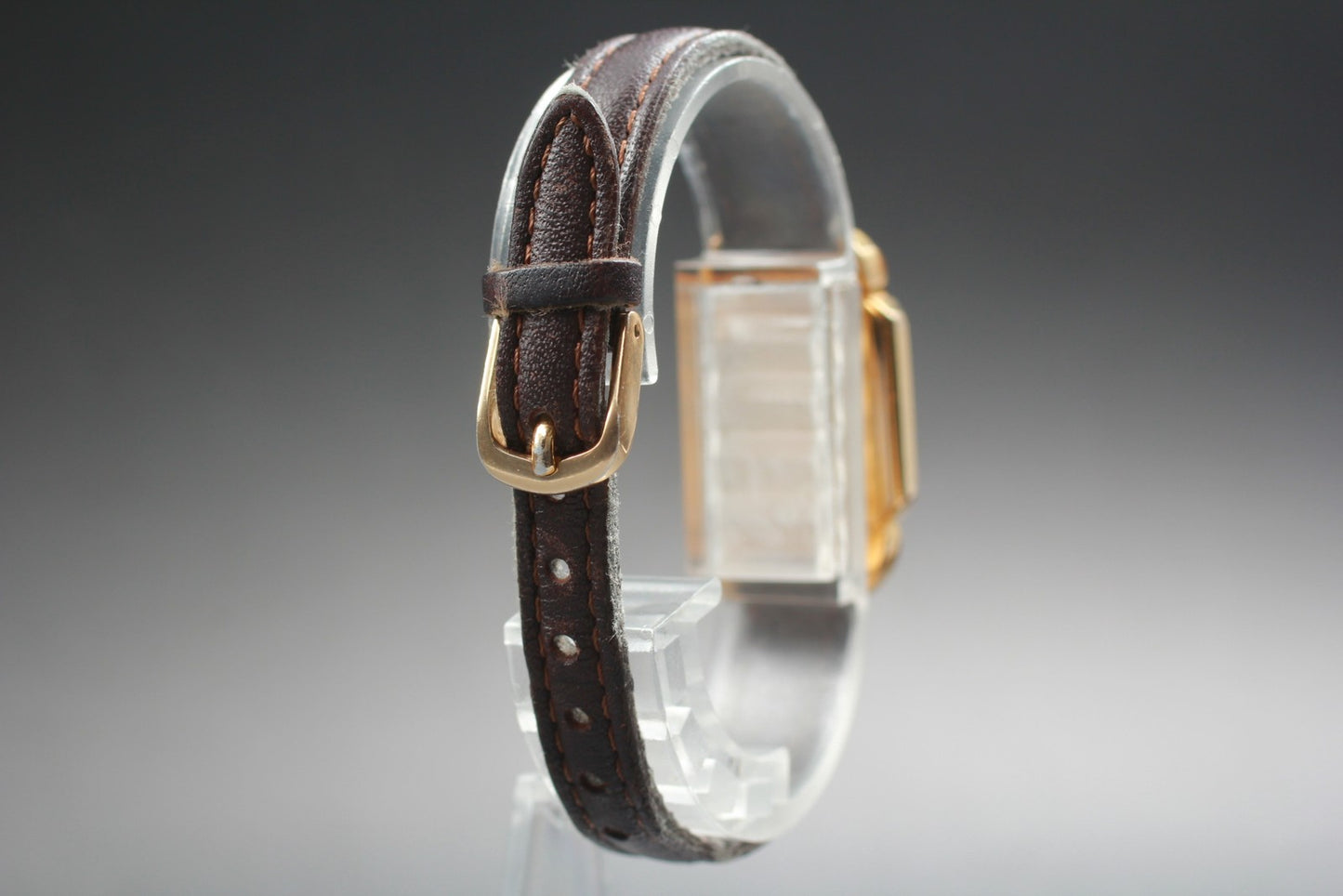 New Battery [Exc+5] Nina Ricci D950 Gold Roman Dial 18mm Quartz Ladies Watch