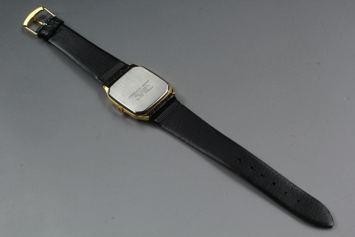 Vintage 1992 Near MINT Citizen Forma 6031-G07664 Gold Octagon Quartz Men's Watch