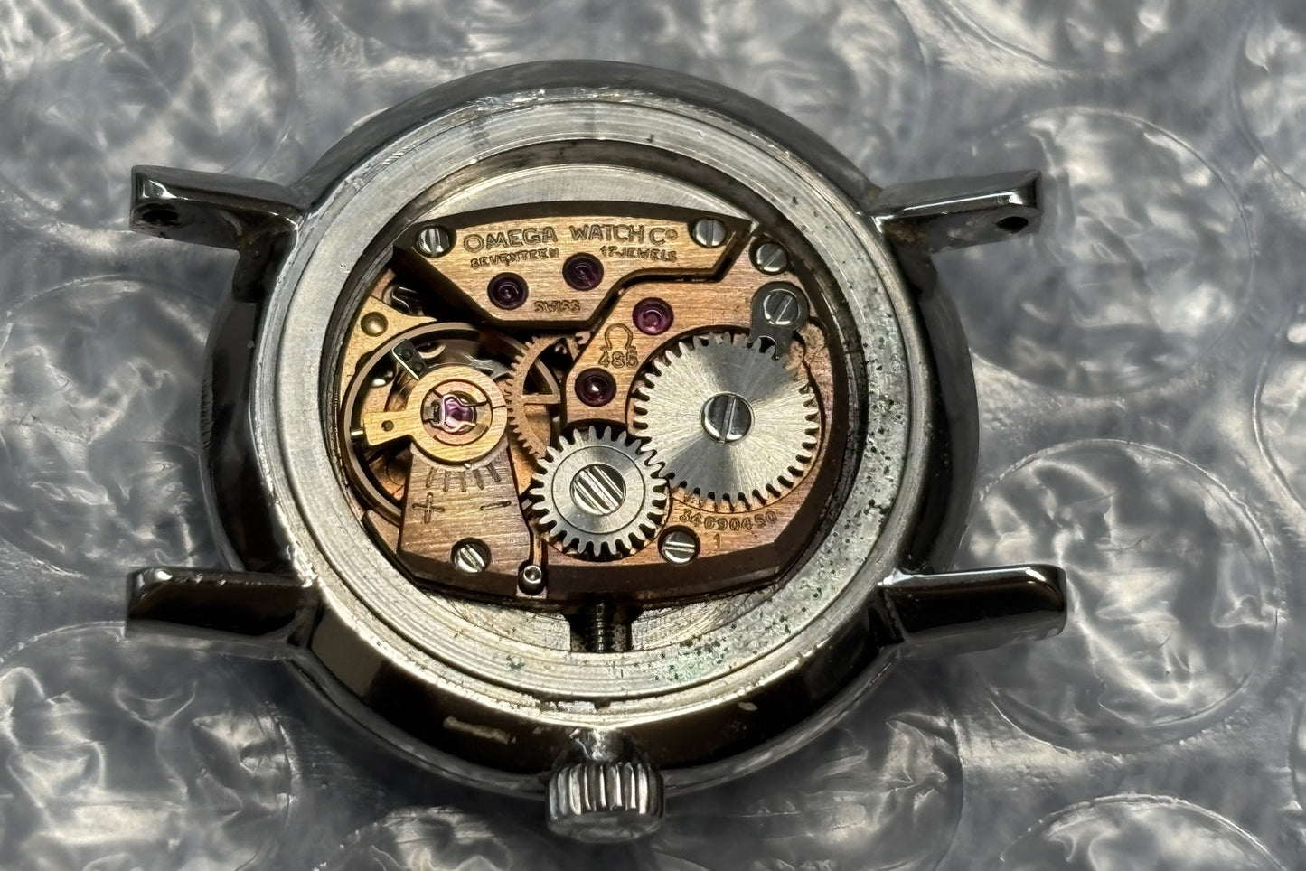 Vintage 1972 [Near MINT] OMEGA Geneve 511.409 Cal.485 Silver Manual Ladies Watch