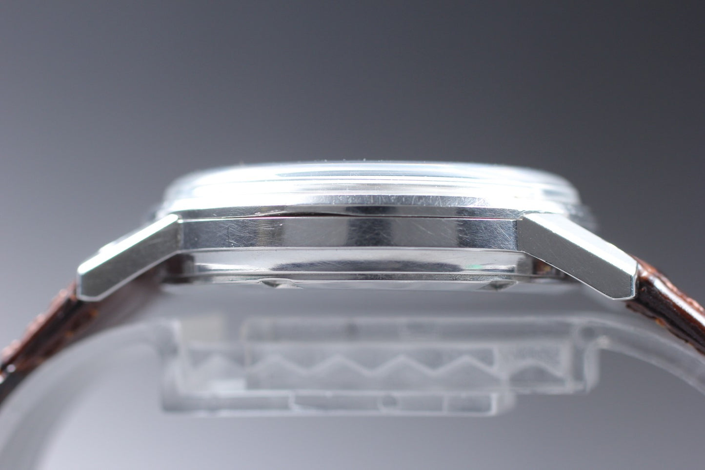 1976 Near MINT OH SEIKO Lord Marvel 5740-0010 Silver Seahorse Manual Men's Watch