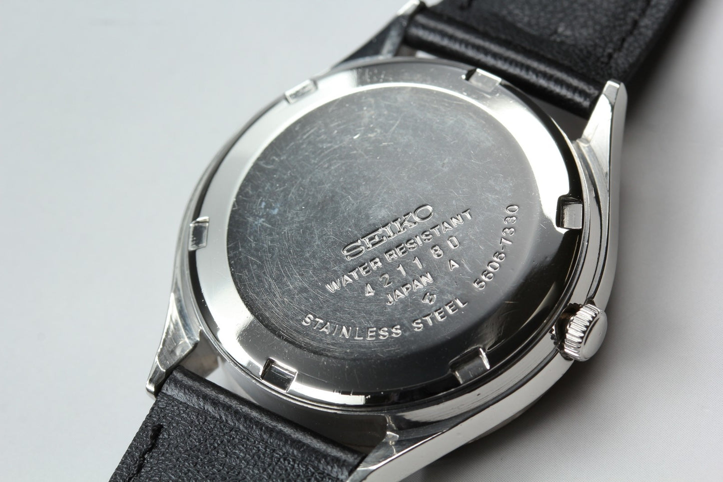 Serviced 1974 [Near MINT] Seiko Lord Matic 5606-7330 Blue Auto 36mm Men's Watch