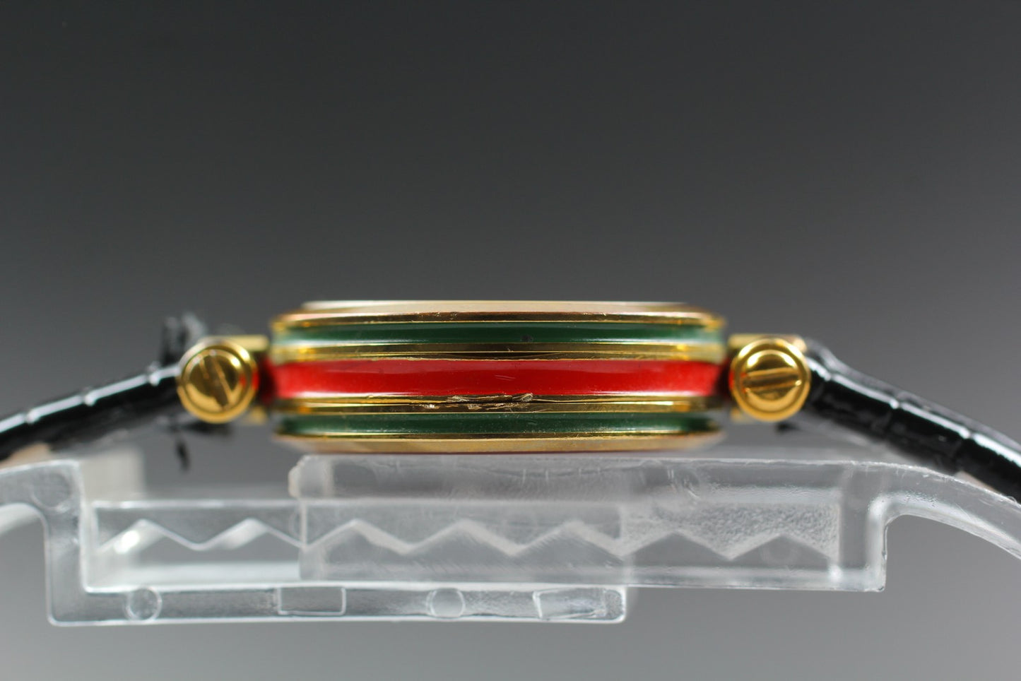 Exc+5 w/ Box Gucci 2000L White Roman Dial Sherry Line 21mm Quartz Ladies Watch