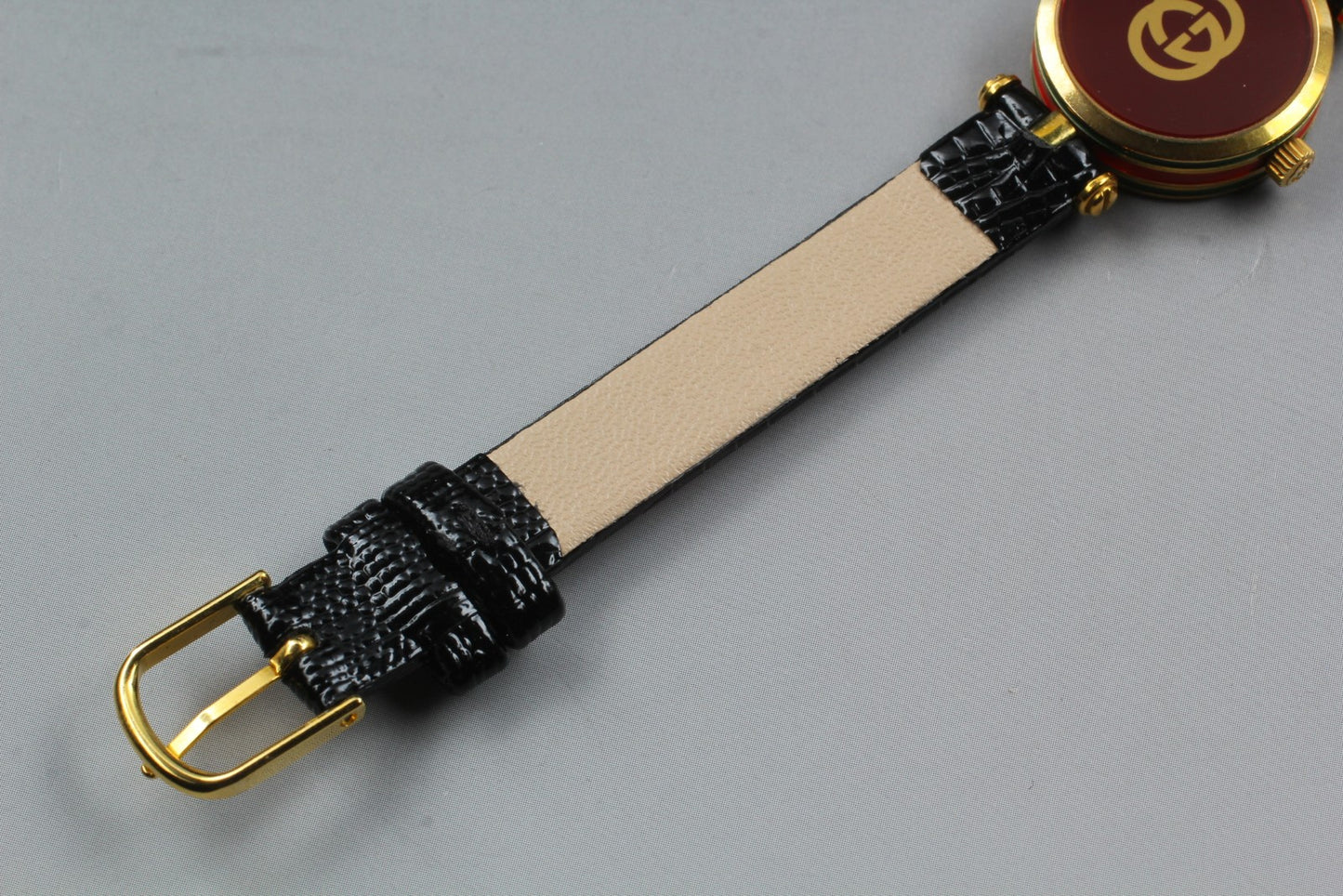 Exc+5 w/ Box Gucci 2000L White Roman Dial Sherry Line 21mm Quartz Ladies Watch