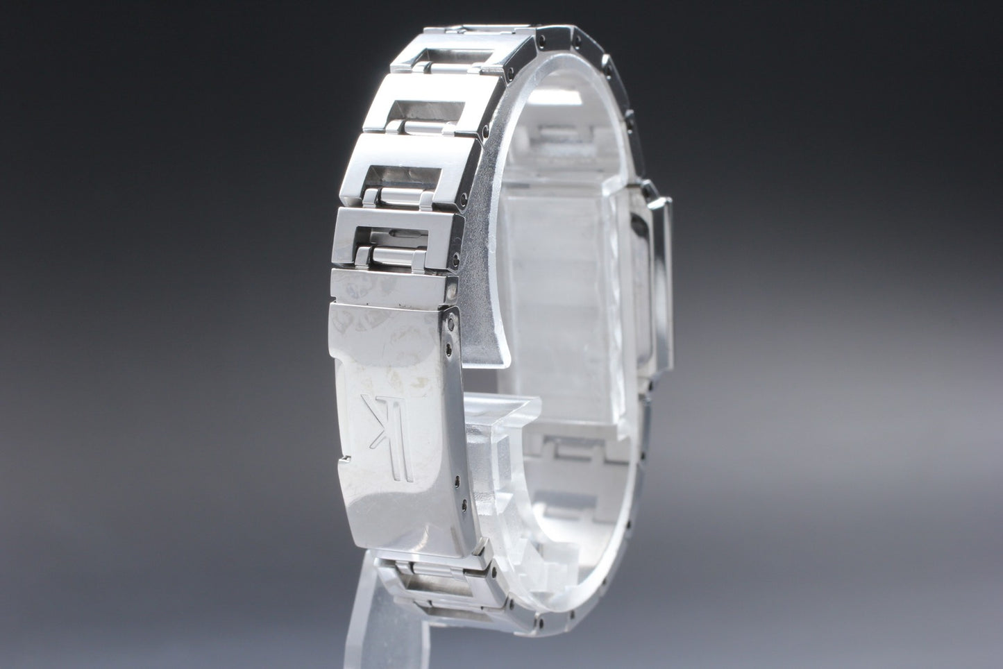 Near MINT SEIKO Lukia 1F21-5E40 Silver Square Quartz 20mm Ladies Watch JAPAN