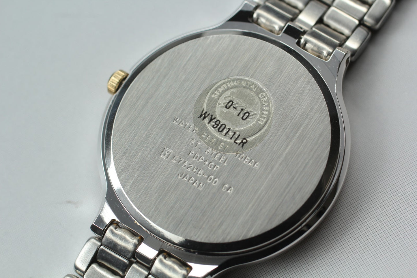 Nos [N MINT / Tag] ORIENT You C752H5-00 Gold Two-tone Qz 32mm Men's Watch 20.5cm