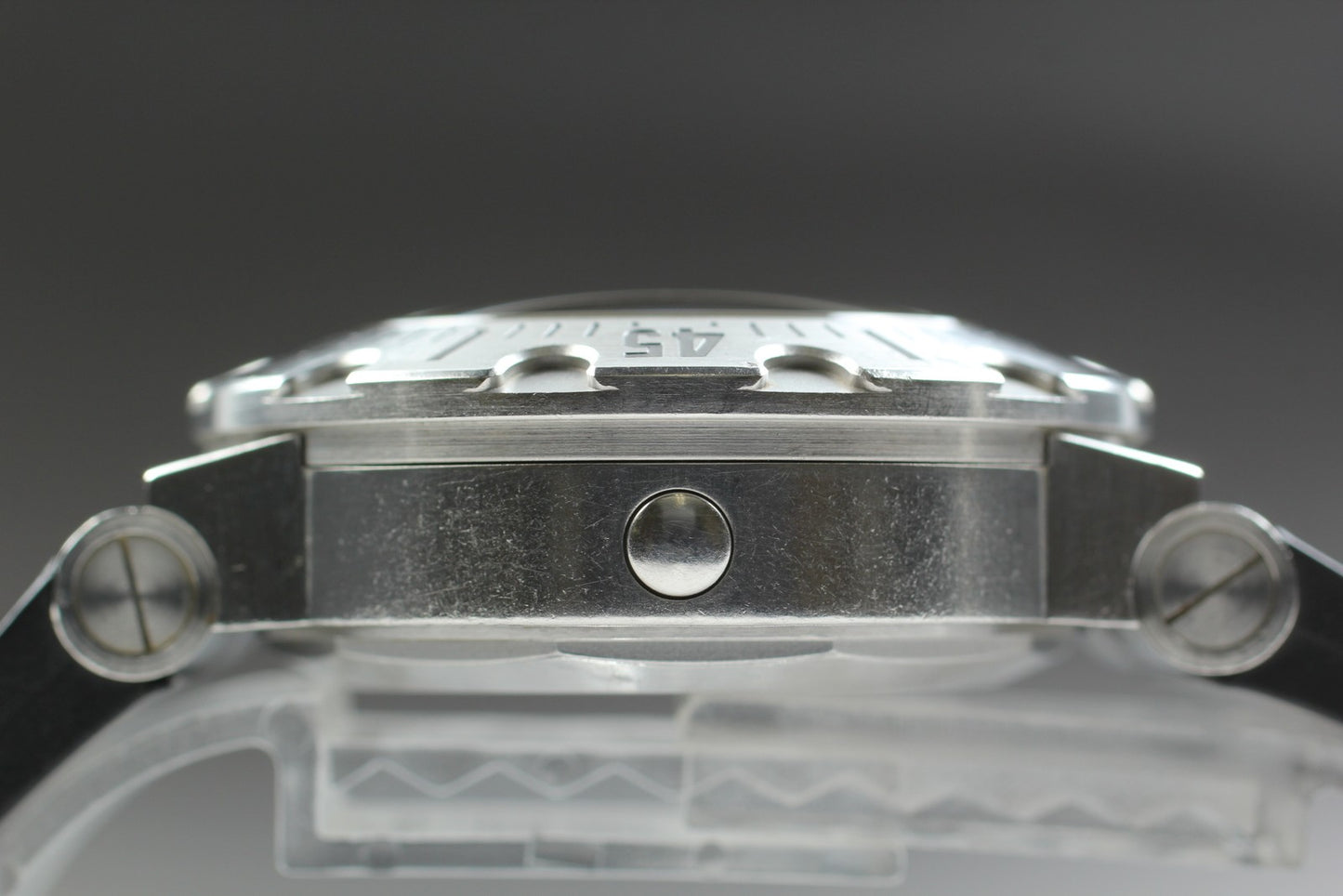 Exc+5 BVLGARI Diagono Scuba SD42S 2000m Auto 42mm Pro Diver Men's Watch JAPAN