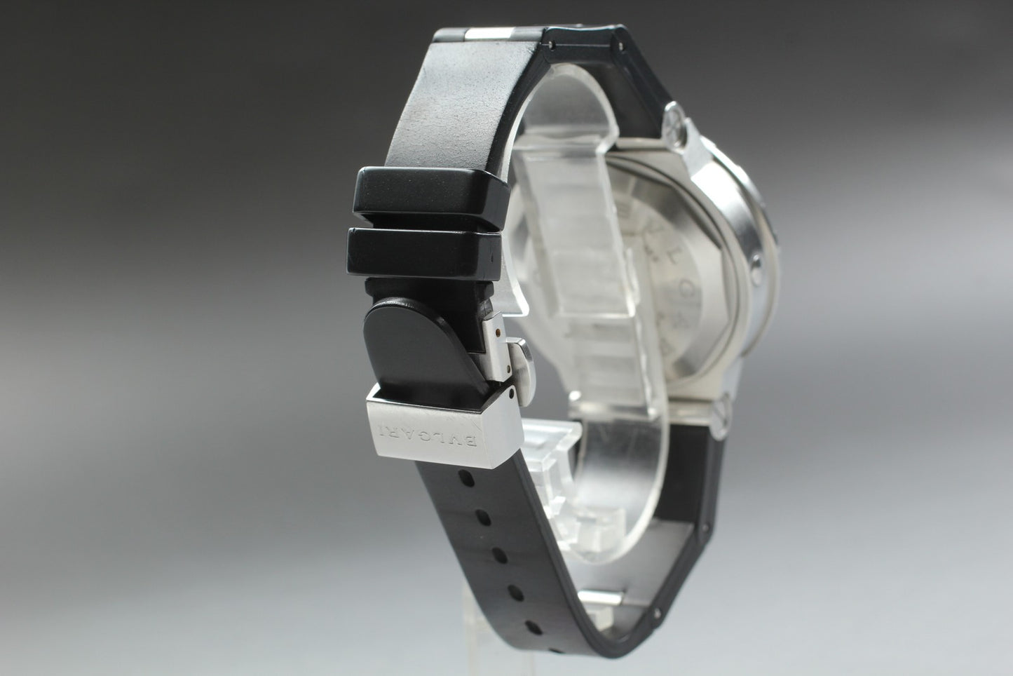 Exc+5 BVLGARI Diagono Scuba SD42S 2000m Auto 42mm Pro Diver Men's Watch JAPAN