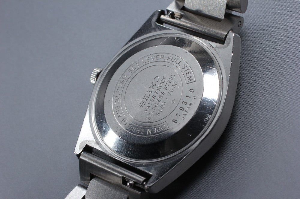 SEIKO Lord Matic 5606-7000 Silver Auto 35mm Men's Watch 1968