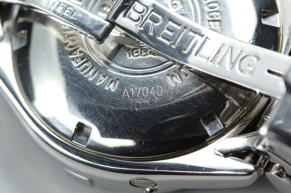 Near MINT BREITLING Superocean A17040 Blue Auto 42mm Men's Watch