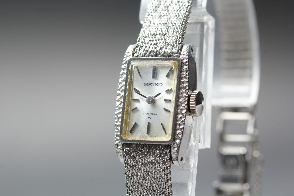 SEIKO 11-3180 Silver Manual 14.8mm Ladies Watch