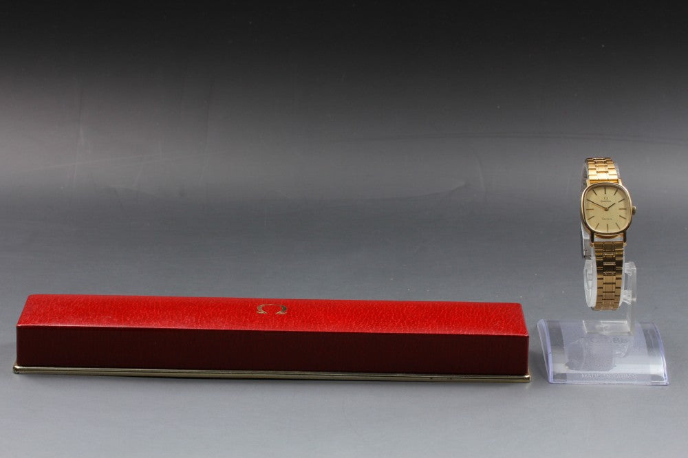 Near MINT OMEGA Geneve 511.0509 Cal.625 Gold Manual 21.4mm Ladies Watch 1975