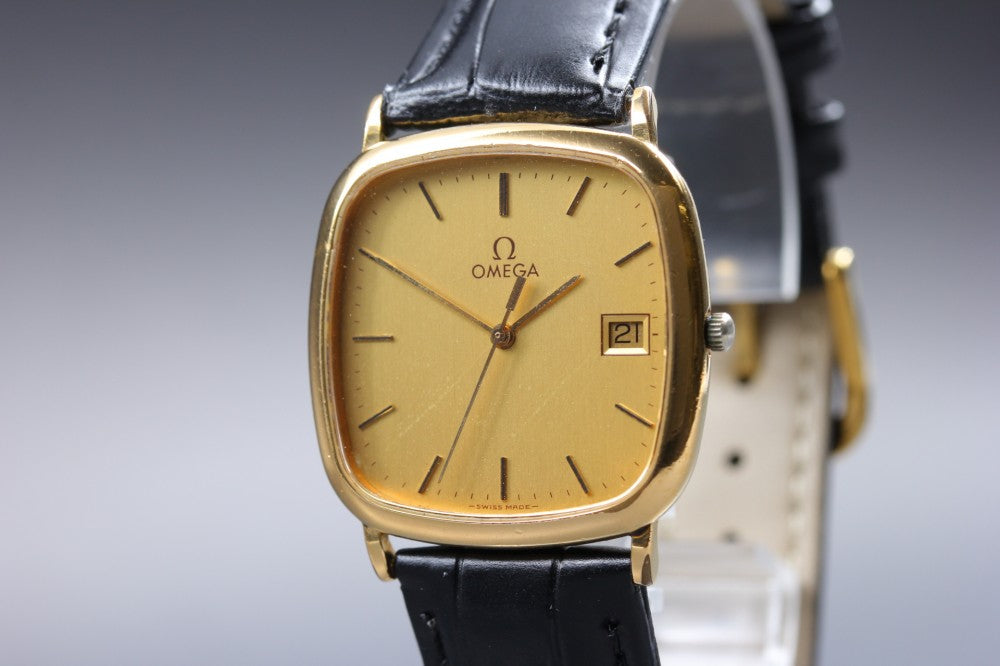 OMEGA De Ville 196.0317.1 Gold Quartz 30mm Men's Watch