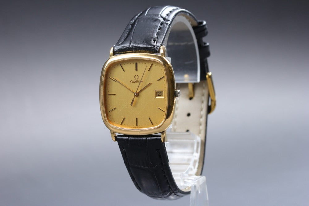 OMEGA De Ville 196.0317.1 Gold Quartz 30mm Men's Watch