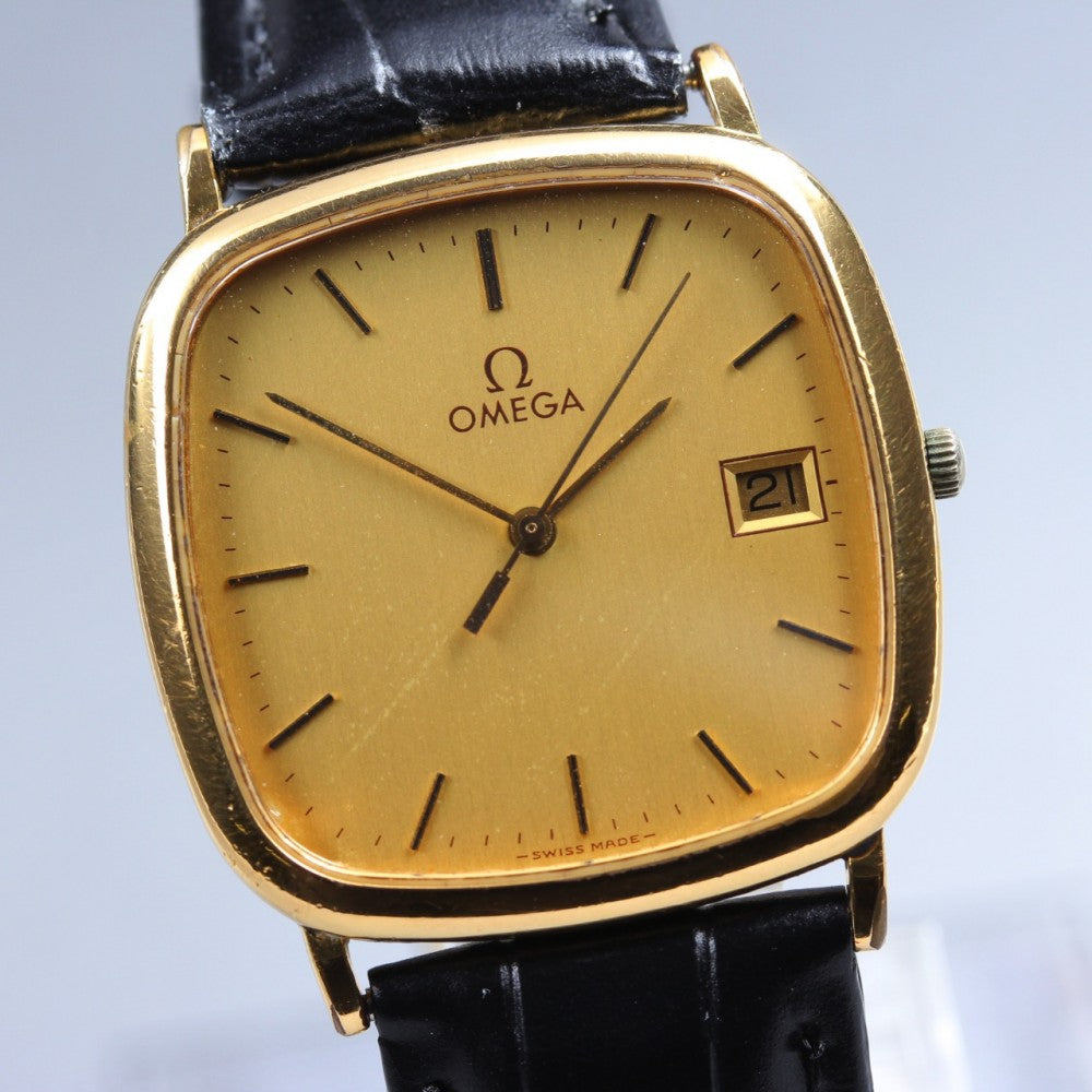 OMEGA De Ville 196.0317.1 Gold Quartz 30mm Men's Watch
