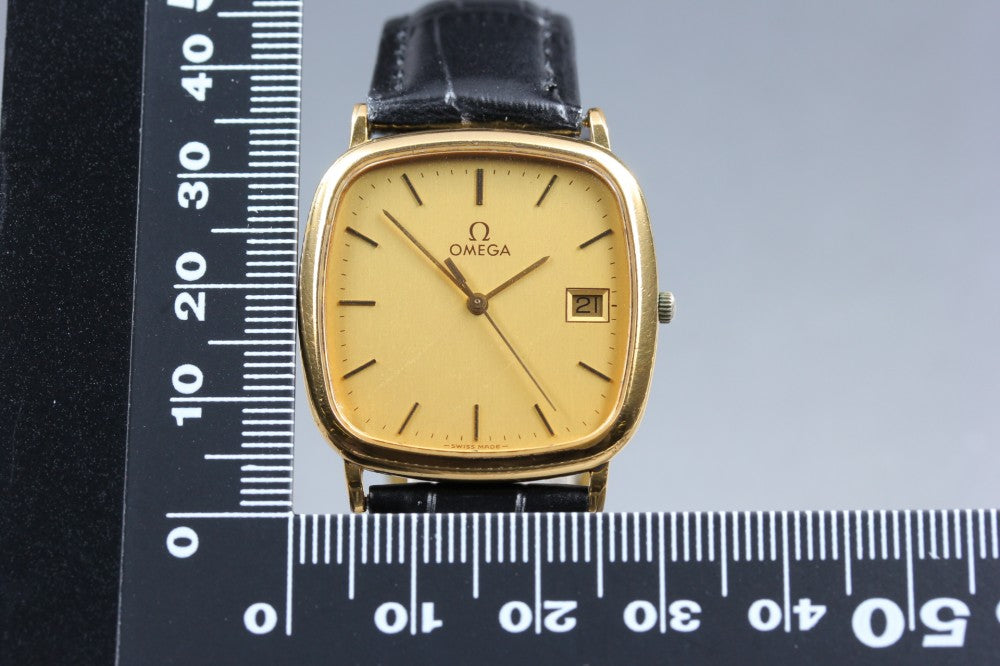 OMEGA De Ville 196.0317.1 Gold Quartz 30mm Men's Watch