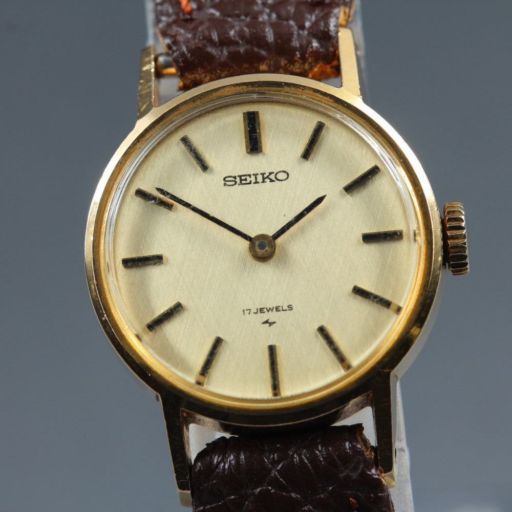 SEIKO 11-0720 Gold Manual 21.7mm Ladies Watch 1974