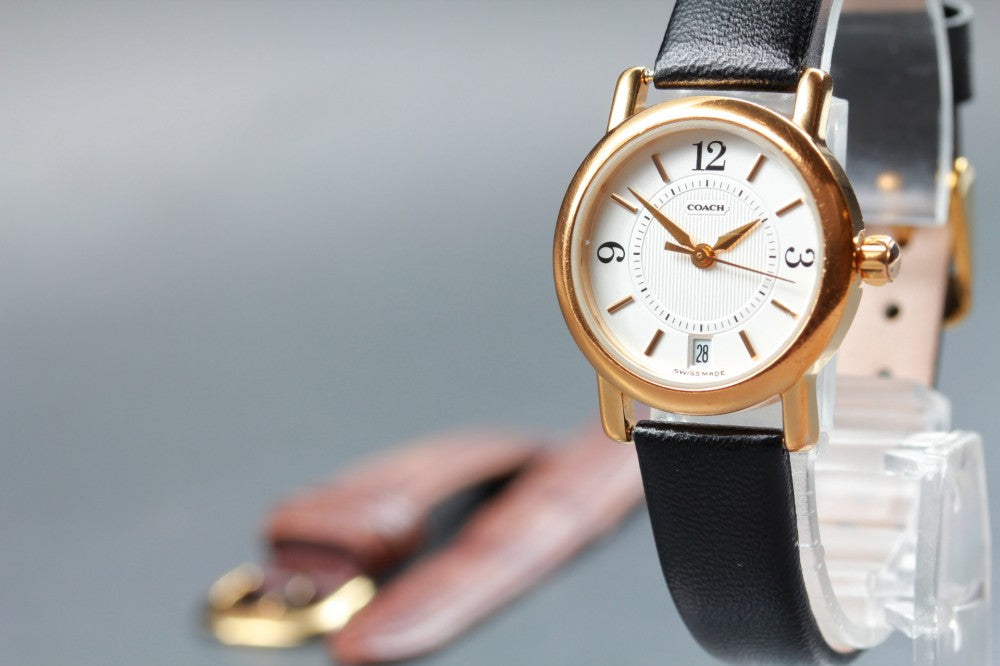 Coach W005 Silver Quartz 25mm Ladies Watch