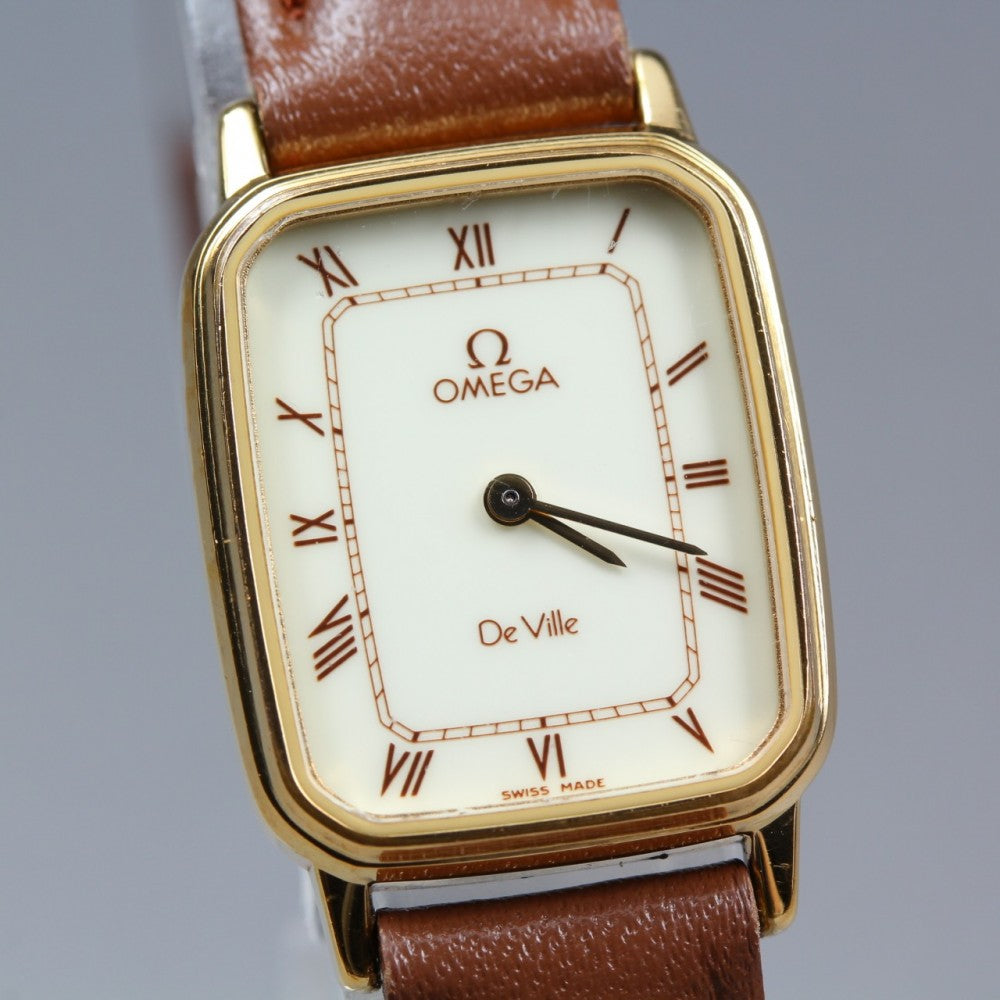 OMEGA De Ville 1387 White Quartz 19.7mm Ladies Watch