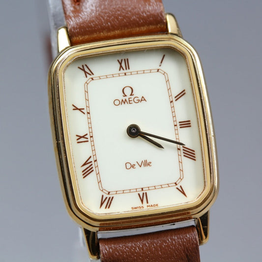 OMEGA De Ville 1387 White Quartz 19.7mm Ladies Watch