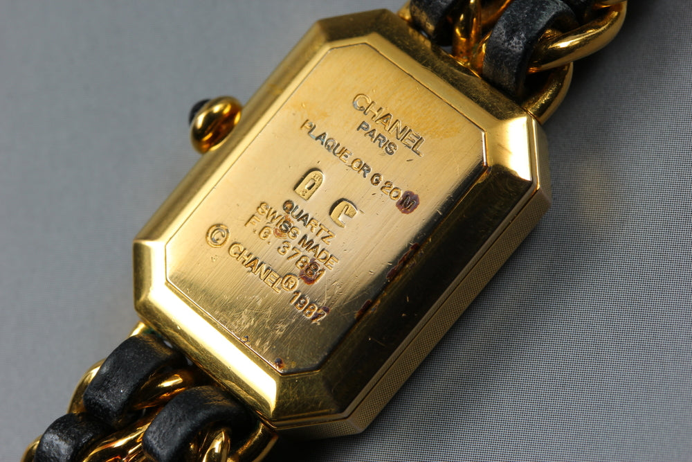 CHANEL Premiere M H0001 Black Quartz 20mm Ladies Watch