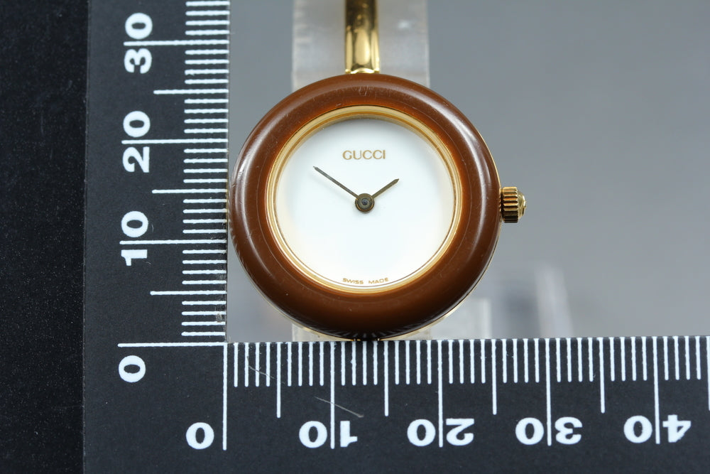 Near MINT GUCCI 11/12.2 White Quartz 26mm Ladies Watch – photo 10