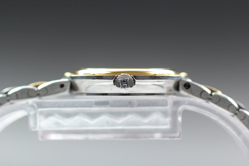 Near MINT HERMES Olympia Gold Quartz 24mm Ladies Watch