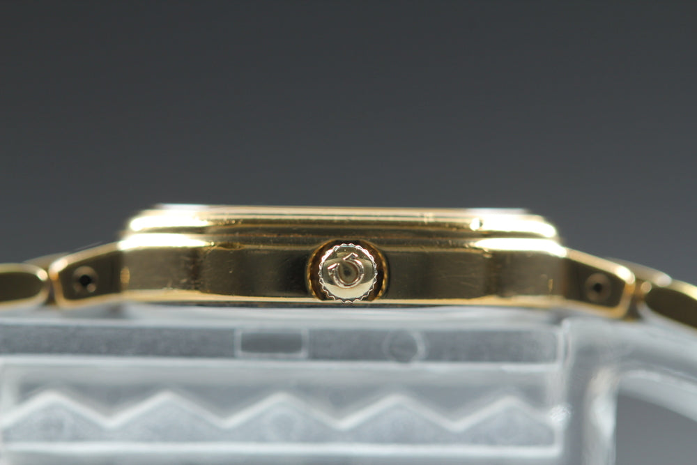 Near MINT OMEGA De Ville 795.0870 Cal.1455 Gold Quartz 17.3mm Ladies Watch – photo 6