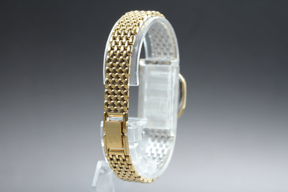 Near MINT OMEGA De Ville 795.0870 Cal.1455 Gold Quartz 17.3mm Ladies Watch – photo 9
