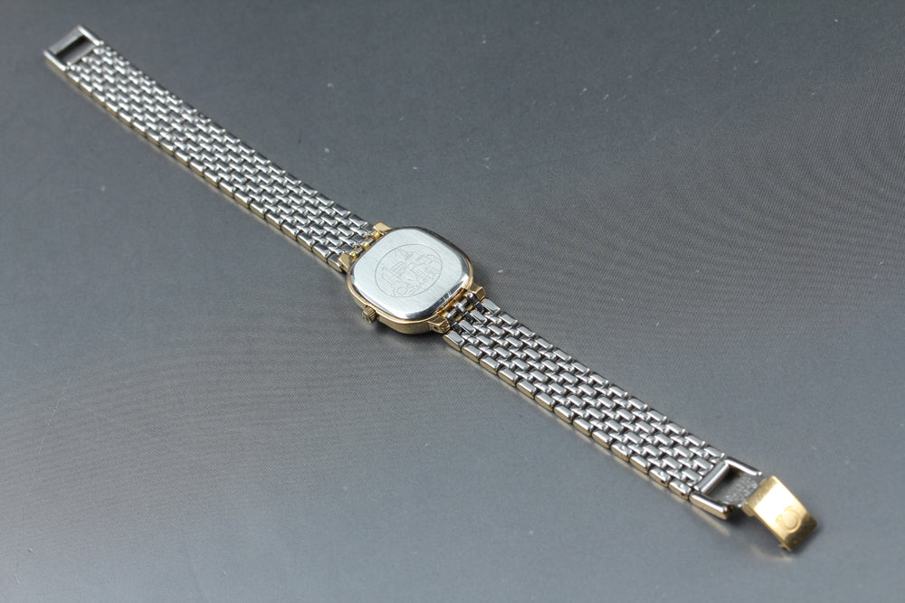 Near MINT OMEGA De Ville 795.0870 Cal.1455 Gold Quartz 17.3mm Ladies Watch – photo 10