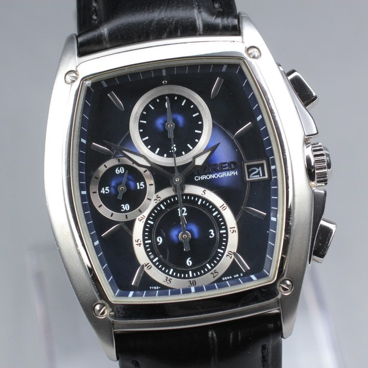 SEIKO Wired 7T92-0FR0 Black Quartz 37.1mm Men's Watch