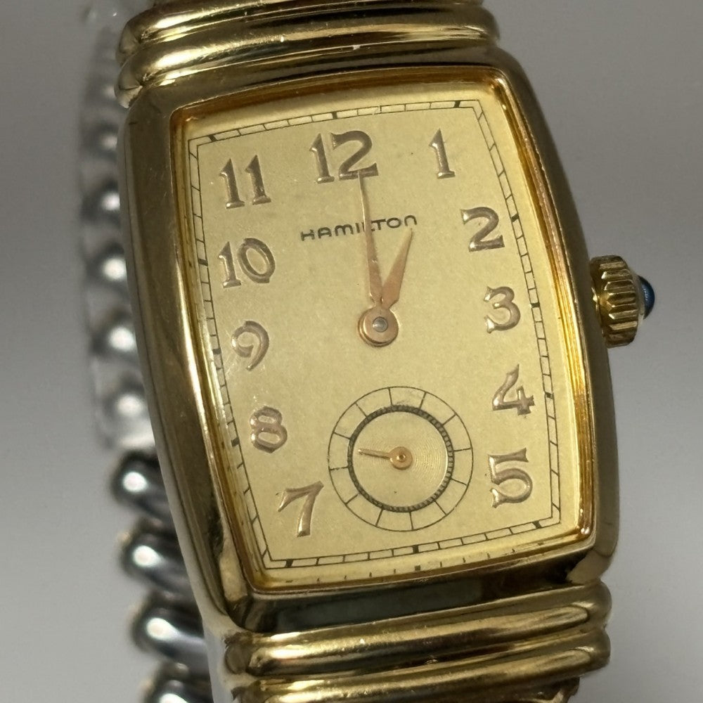 HAMILTON Benton 6198A Gold Quartz 22mm Ladies Watch