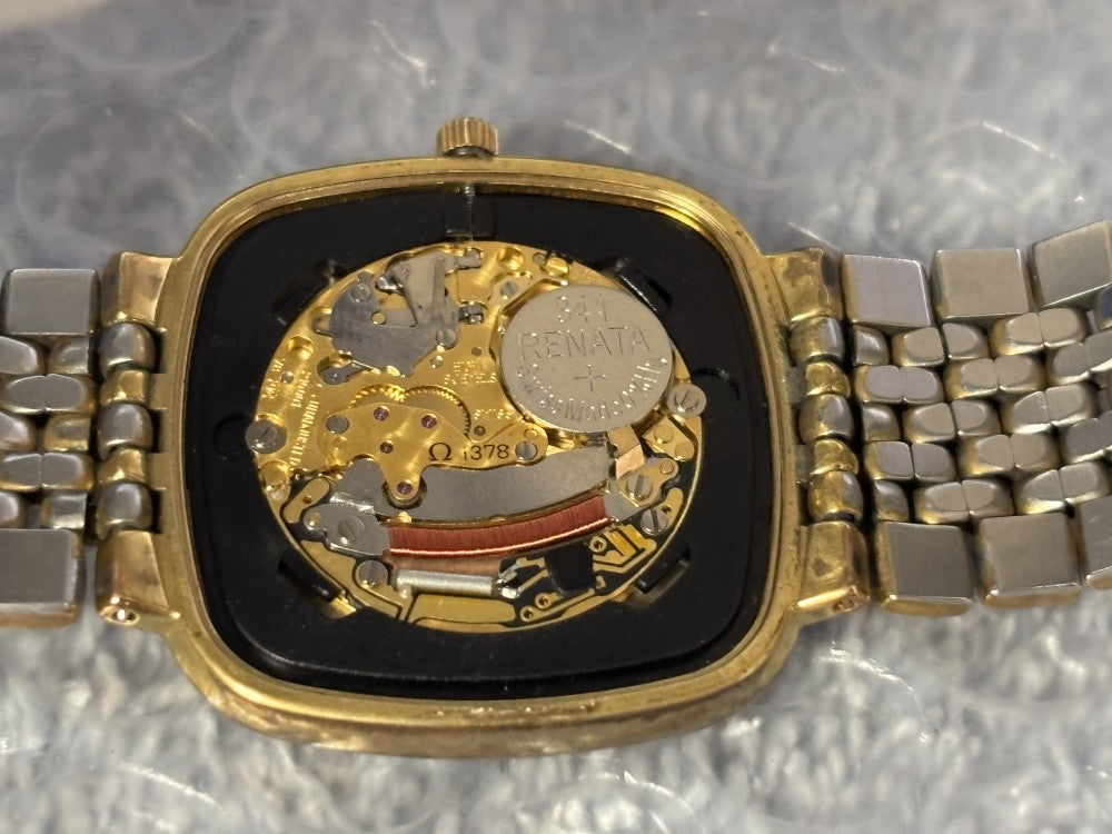 OMEGA De Ville 395.0877.2 Cal.1378 Gold Quartz 29.6mm Unisex Watch