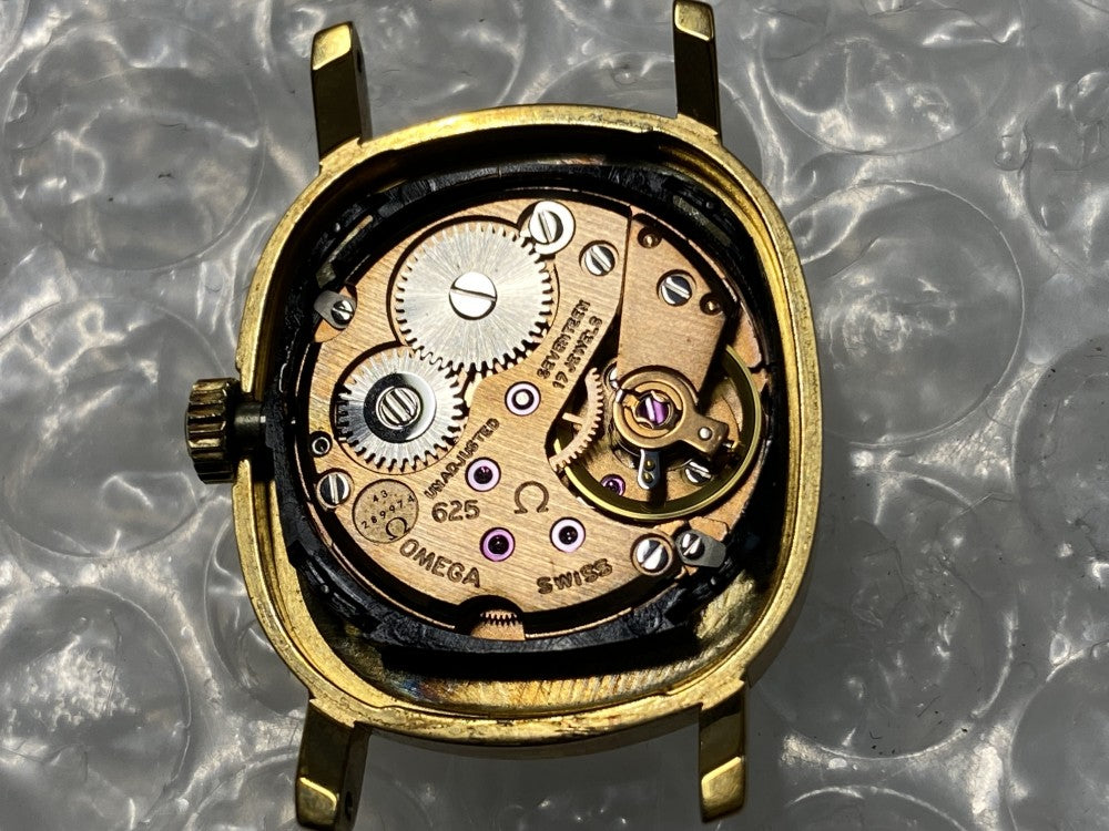 Near MINT OMEGA De Ville 511.0509 Cal.625 Gold Manual 21.5mm Ladies Watch 1979