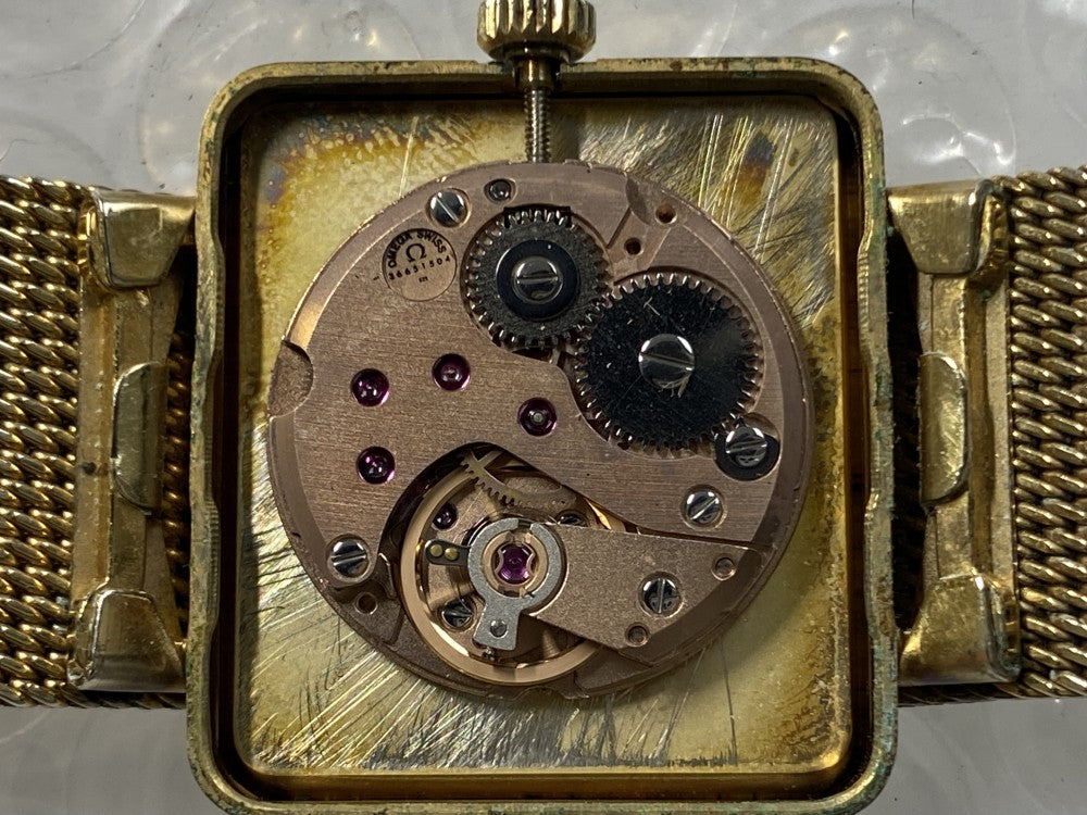 Near MINT OMEGA De Ville 511.444 Cal.625 Gold Manual 25mm Ladies Watch 1973