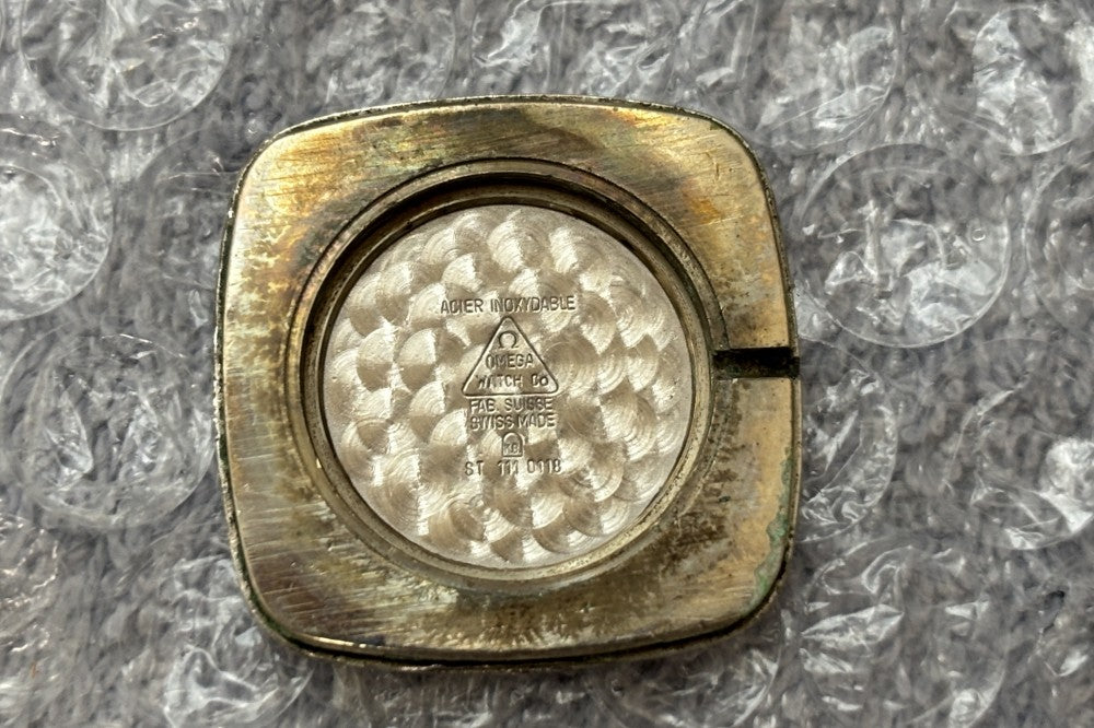 Near MINT OMEGA De Ville 111.0118 Cal.625 Silver Manual 30.8mm Men's Watch 1977