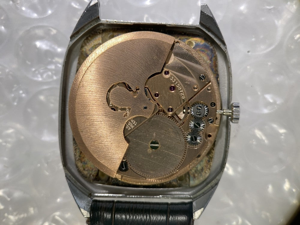Near MINT OMEGA Constellation 154.0002 Cal.1001 Silver Auto 31.6mm Men's Watch 1971